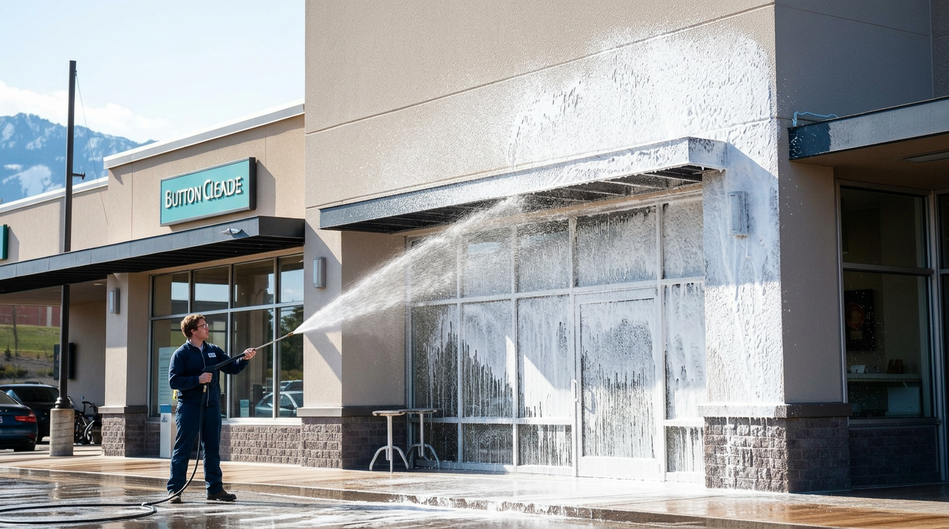 How Regular Exterior Cleaning Keeps Your Commercial Property Looking Professional