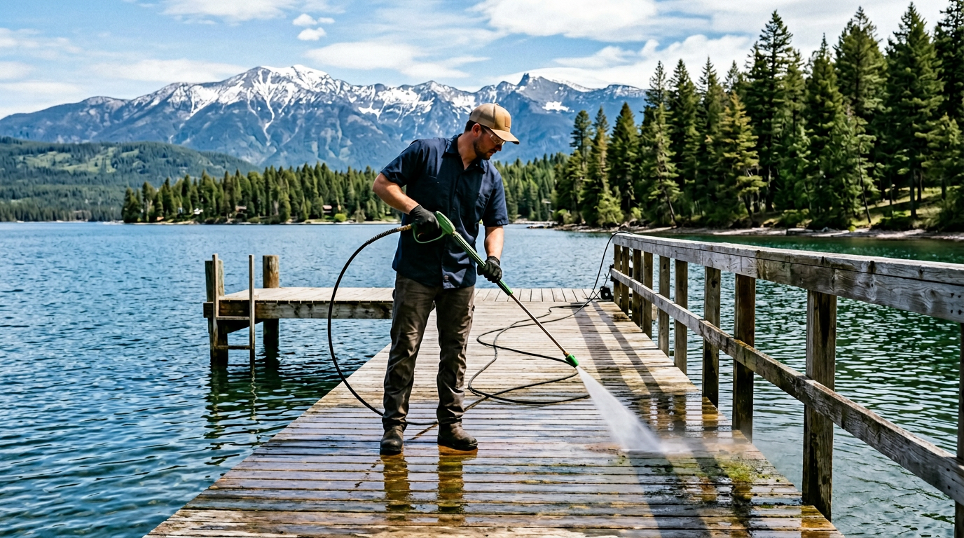 Dock Cleaning in Flathead Valley, Montana